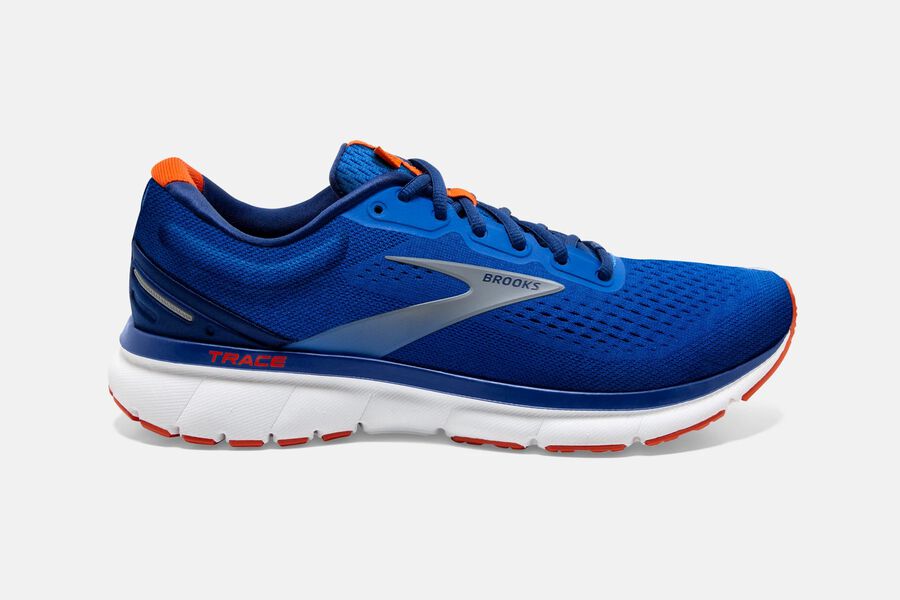 Brooks Trace Road Running Shoes Mens Blue 810765-LMW